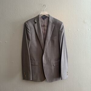Max Devoli Gray Slim Fit 100% Wool Suit Size W34/40L